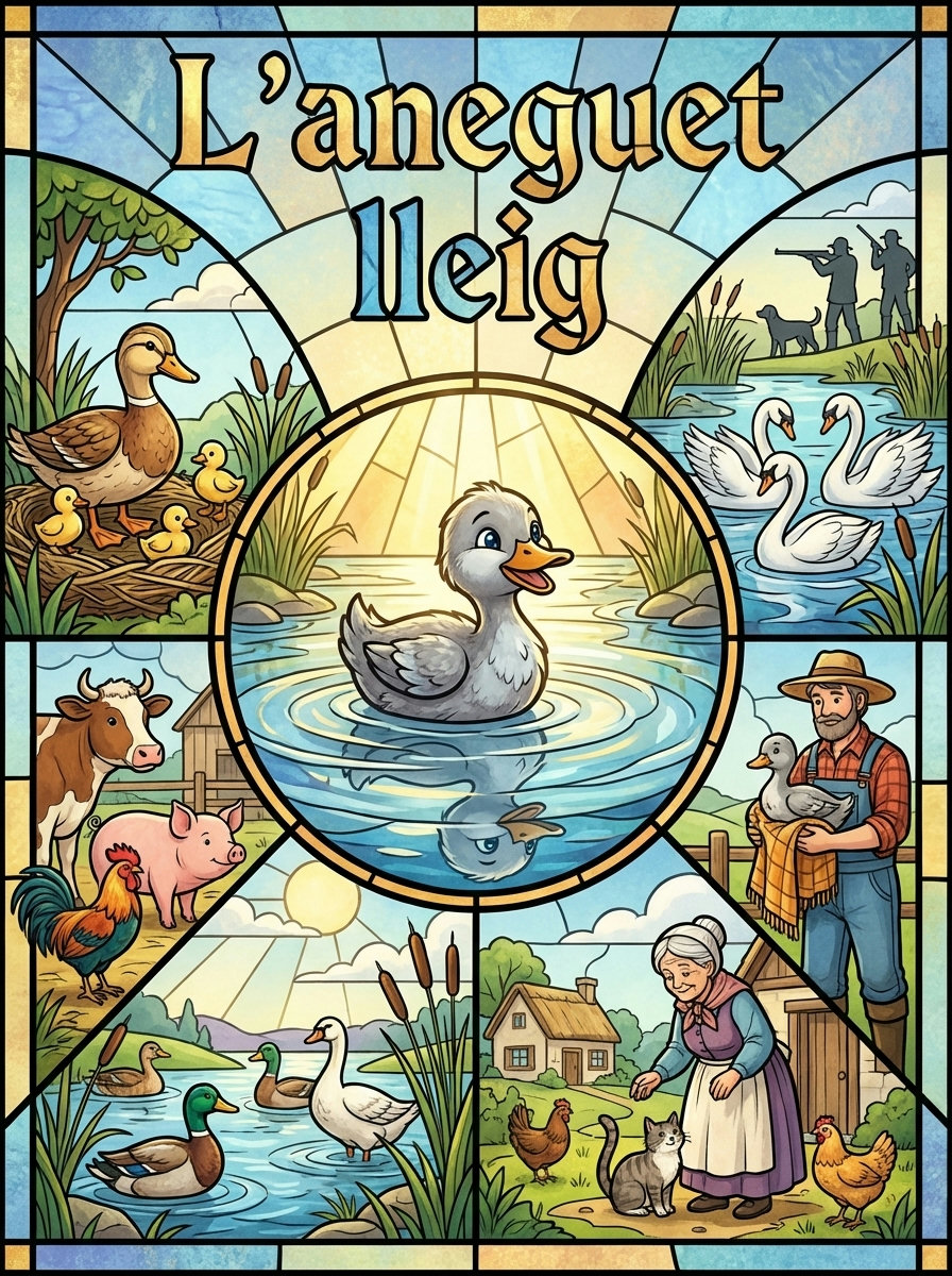 Portada de L'aneguet lleig