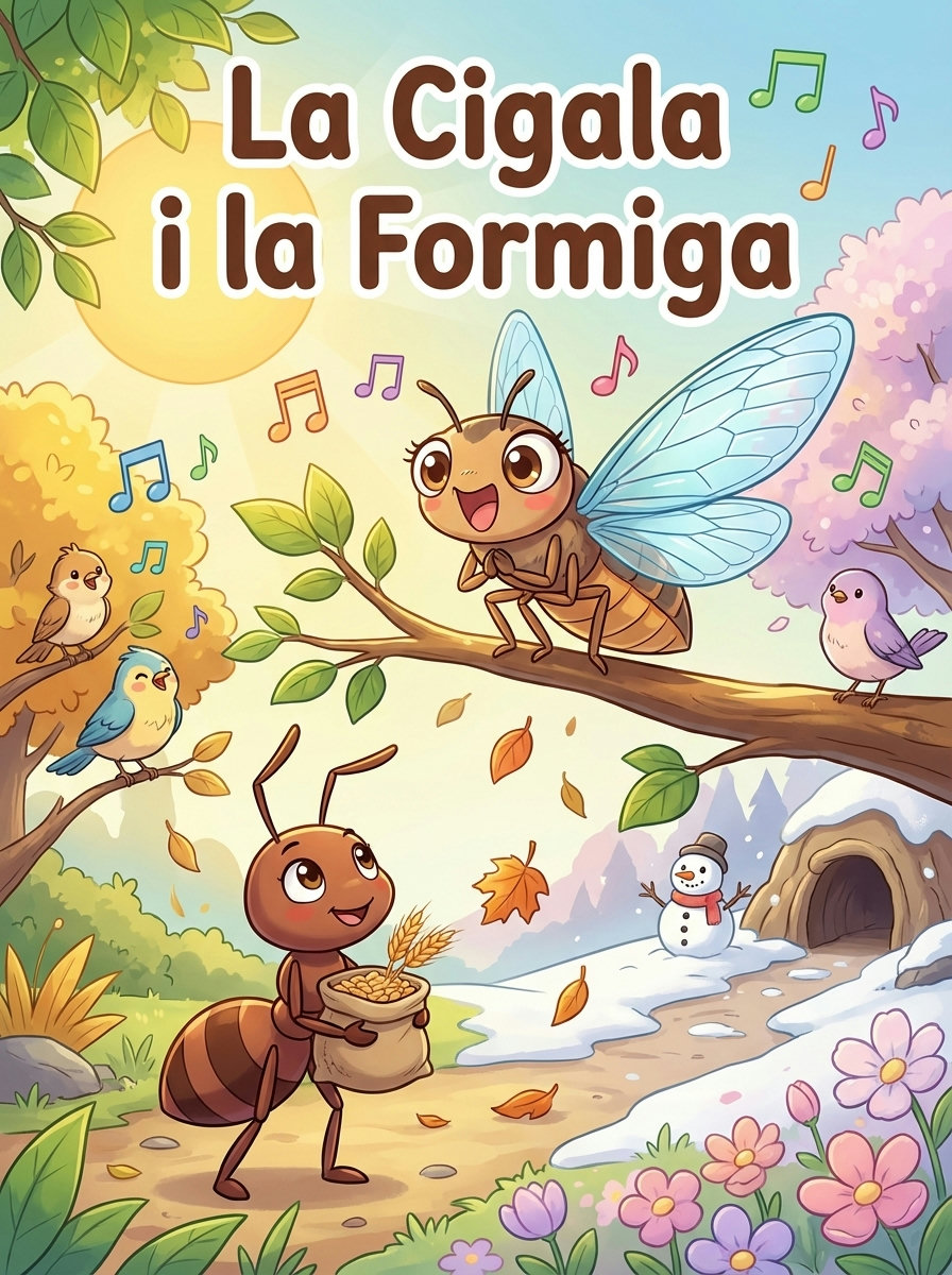 Portada de La Cigala i la Formiga
